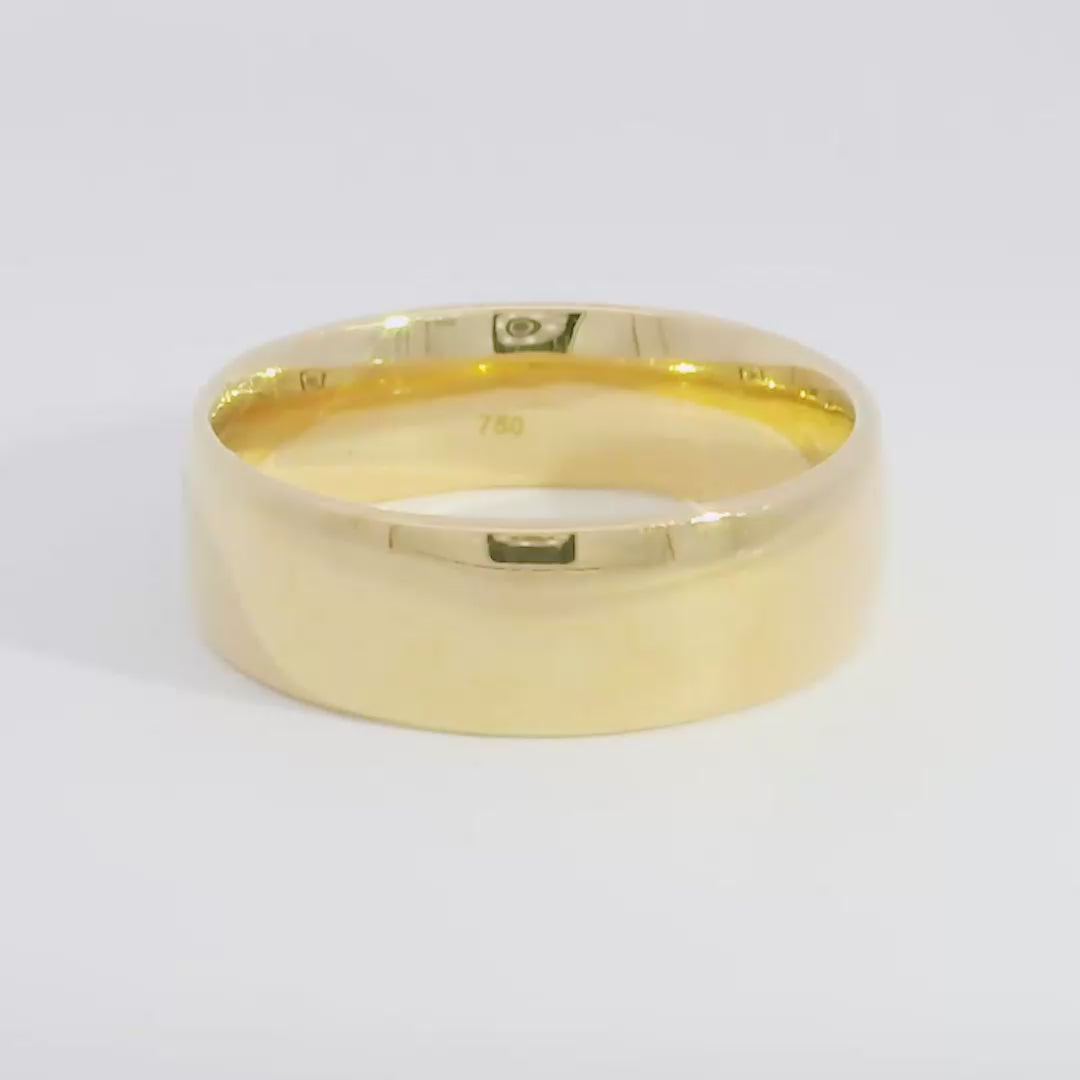 6.8mm Polished Men's Wedding Band