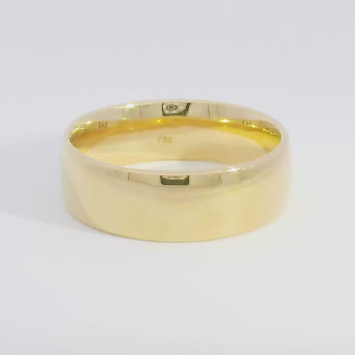 6.8mm Polished Men's Wedding Band