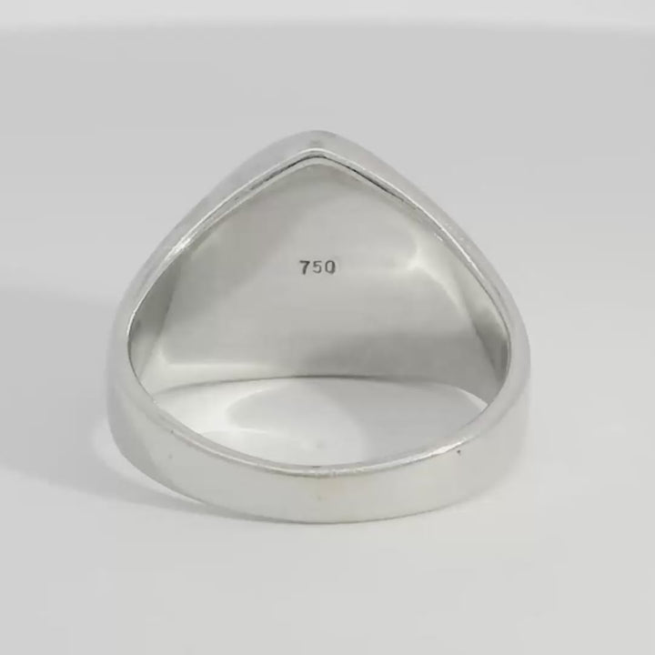 Tri Solid Signet Ring
