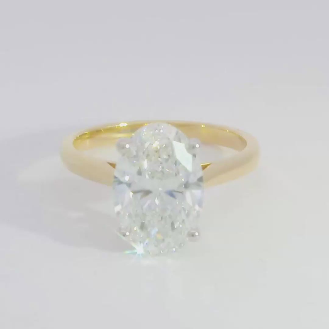 Keziah Oval Cut Engagement Ring