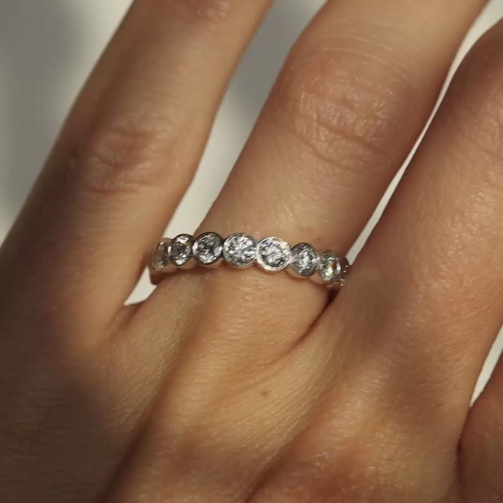 Eternity Brilliant Bezel Diamond Band