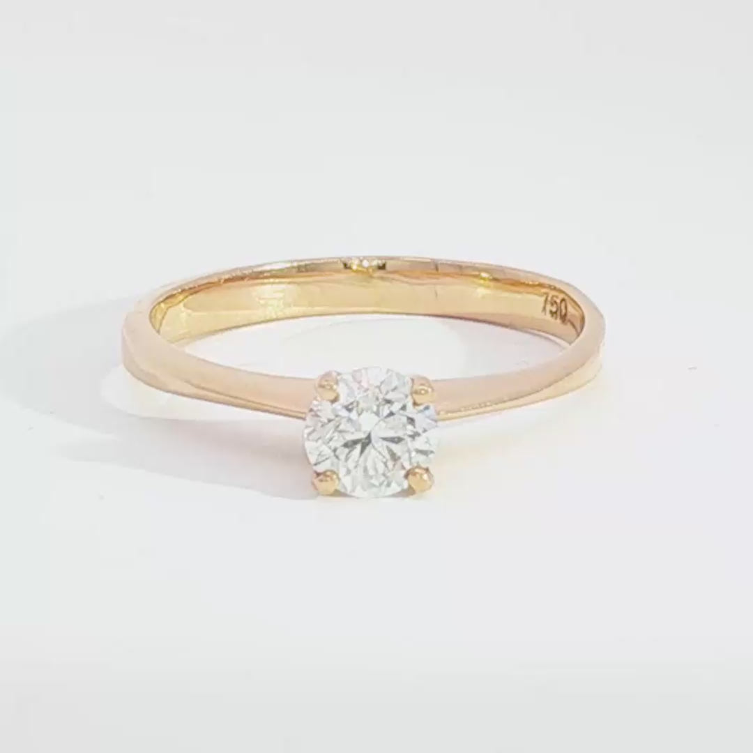 Bonnie Round Brilliant Engagement Ring