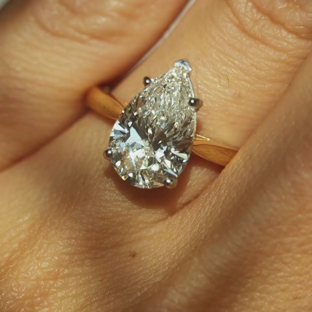 Joanna Pear Cut Engagement Ring