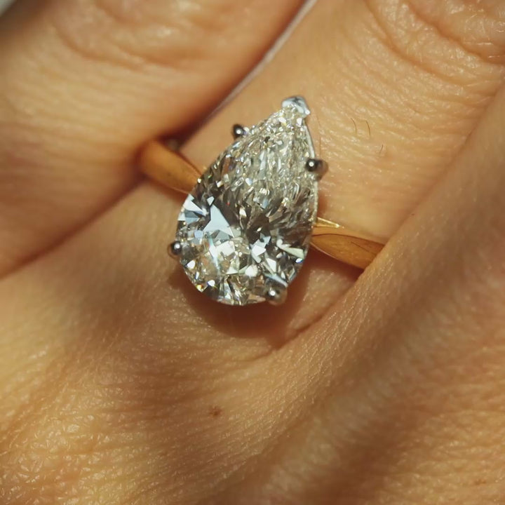 Joanna Pear Cut Engagement Ring