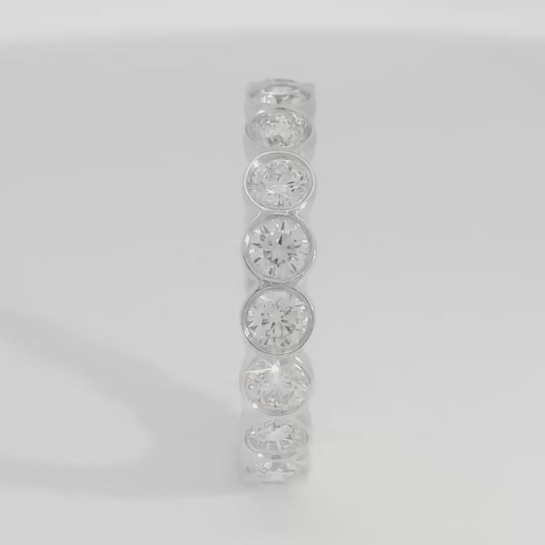 Eternity Brilliant Bezel Diamond Band